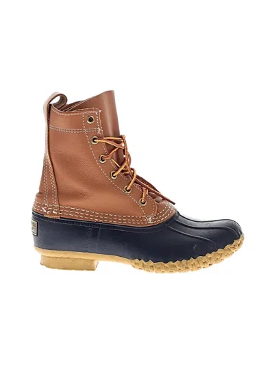 Pre-owned L.l.bean Rain Boots In Brown