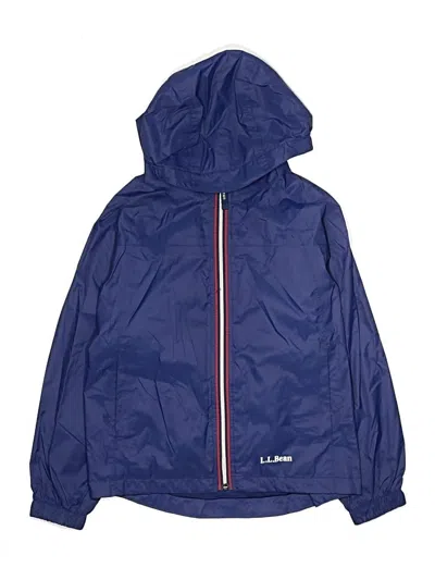 Pre-owned L.l.bean Kids' Raincoat In Blue
