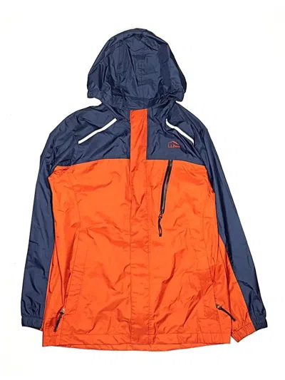 Pre-owned L.l.bean Kids' Raincoat In Orange