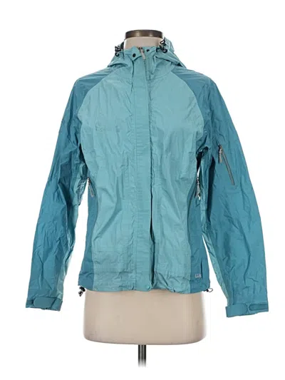 Pre-owned L.l.bean Raincoat In Teal
