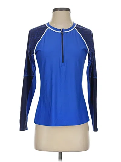 Pre-owned L.l.bean Rash Guard In Blue