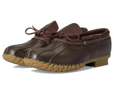 L.l.bean Rubber Moc In Brown