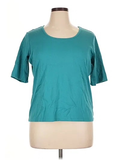 Pre-owned L.l.bean Short Sleeve T-shirt In Blue