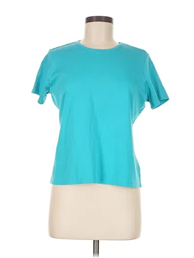 Pre-owned L.l.bean Short Sleeve T-shirt In Blue