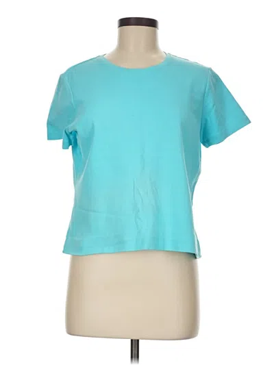 Pre-owned L.l.bean Short Sleeve T-shirt In Blue