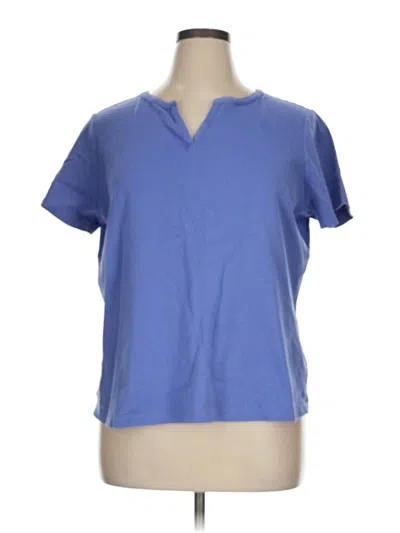 Pre-owned L.l.bean Short Sleeve T-shirt In Blue