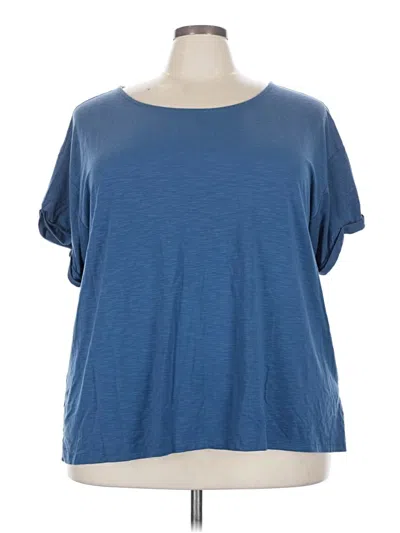 Pre-owned L.l.bean Short Sleeve T-shirt In Blue
