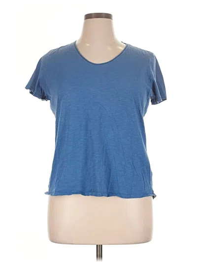 Pre-owned L.l.bean Short Sleeve T-shirt In Blue