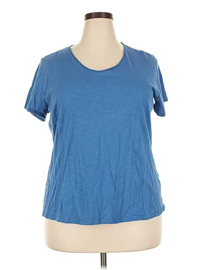 Pre-owned L.l.bean Short Sleeve T-shirt In Blue