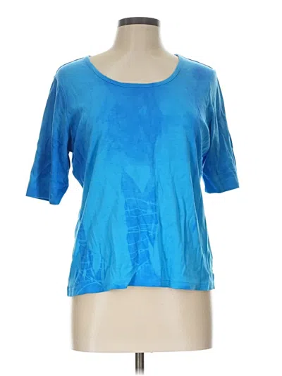 Pre-owned L.l.bean Short Sleeve T-shirt In Blue