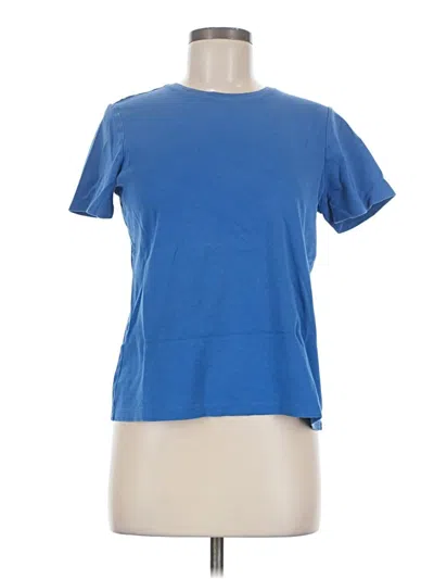 Pre-owned L.l.bean Short Sleeve T-shirt In Blue