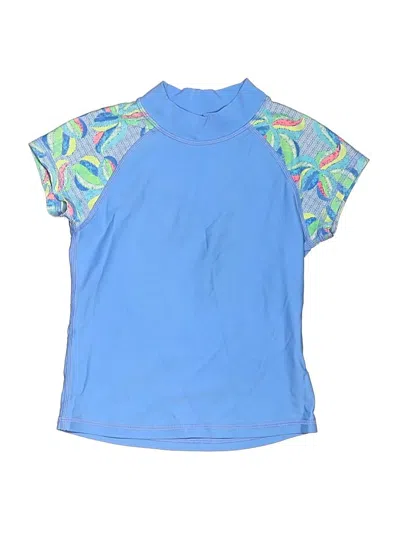 Pre-owned L.l.bean Kids' Short Sleeve T-shirt In Blue