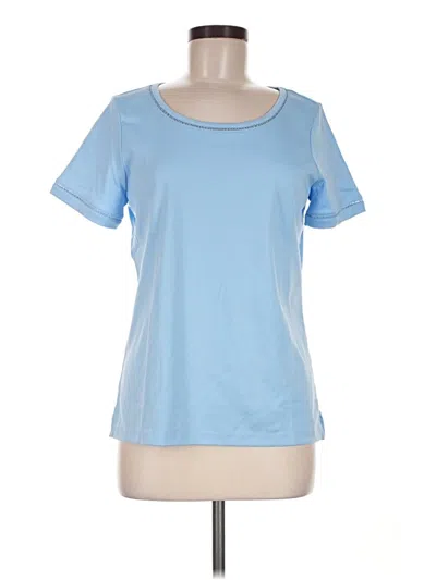 Pre-owned L.l.bean Short Sleeve T-shirt In Blue