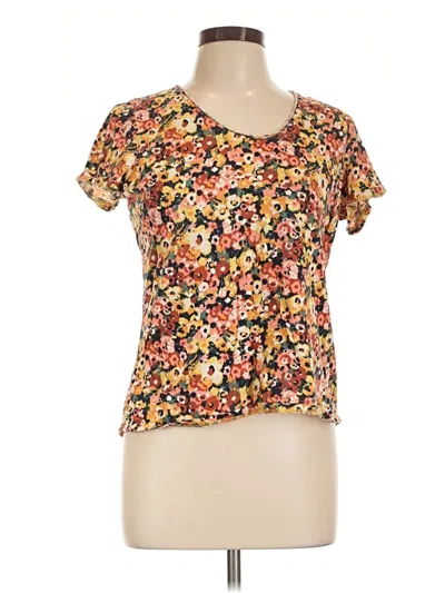 Pre-owned L.l.bean Short Sleeve T-shirt In Gold