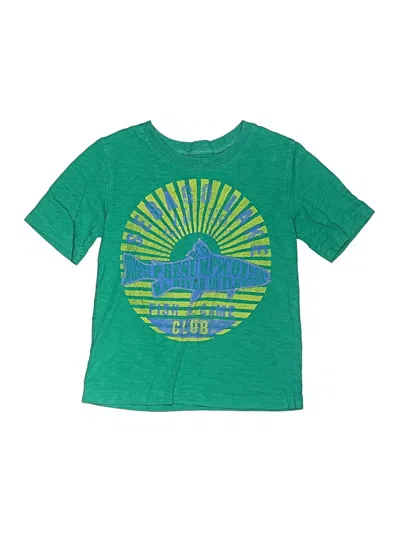Pre-owned L.l.bean Kids' Short Sleeve T-shirt In Green