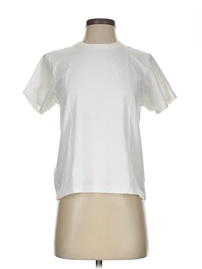 Pre-owned L.l.bean Short Sleeve T-shirt In Ivory