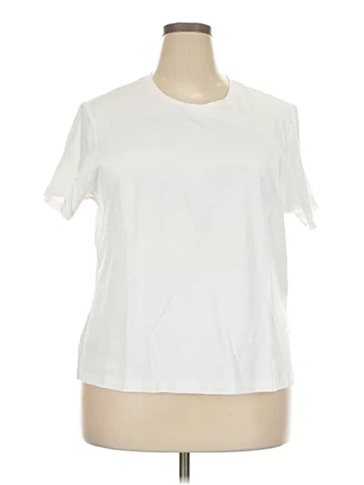 Pre-owned L.l.bean Short Sleeve T-shirt In Ivory
