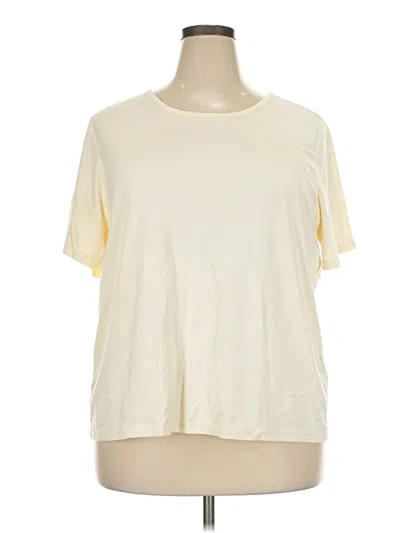 Pre-owned L.l.bean Short Sleeve T-shirt In Ivory