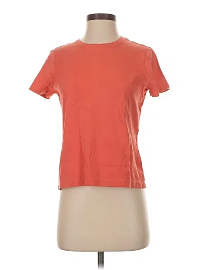 Pre-owned L.l.bean Short Sleeve T-shirt In Orange