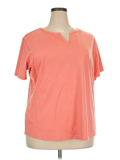 Pre-owned L.l.bean Short Sleeve T-shirt In Orange