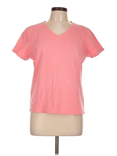 Pre-owned L.l.bean Short Sleeve T-shirt In Pink