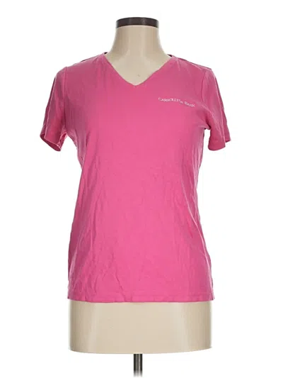 Pre-owned L.l.bean Short Sleeve T-shirt In Pink