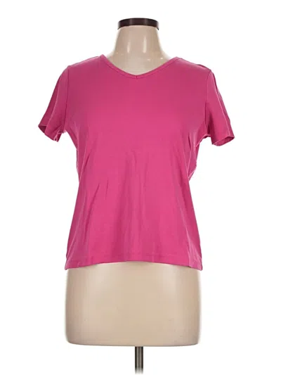 Pre-owned L.l.bean Short Sleeve T-shirt In Pink