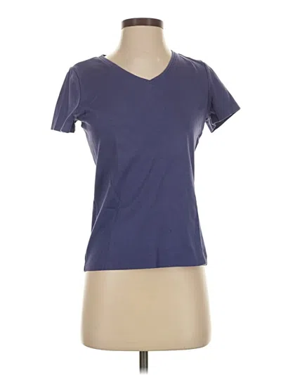 Pre-owned L.l.bean Short Sleeve T-shirt In Purple