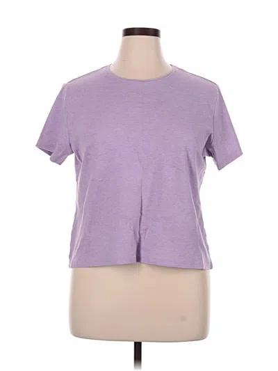 Pre-owned L.l.bean Short Sleeve T-shirt In Purple