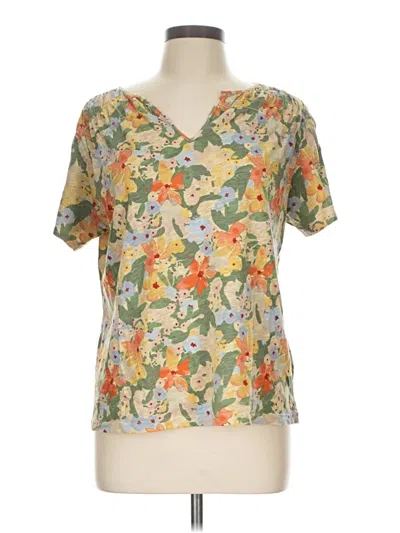 Pre-owned L.l.bean Short Sleeve T-shirt In Tan