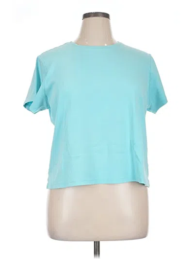 Pre-owned L.l.bean Short Sleeve T-shirt In Teal