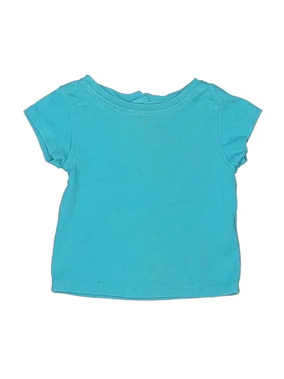 Pre-owned L.l.bean Babies' Short Sleeve T-shirt In Teal