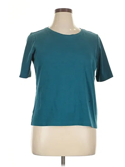 Pre-owned L.l.bean Short Sleeve T-shirt In Teal