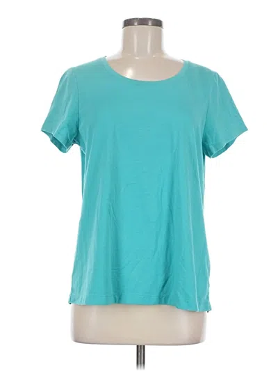 Pre-owned L.l.bean Short Sleeve T-shirt In Teal