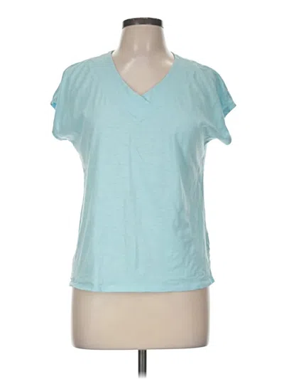 Pre-owned L.l.bean Short Sleeve T-shirt In Teal
