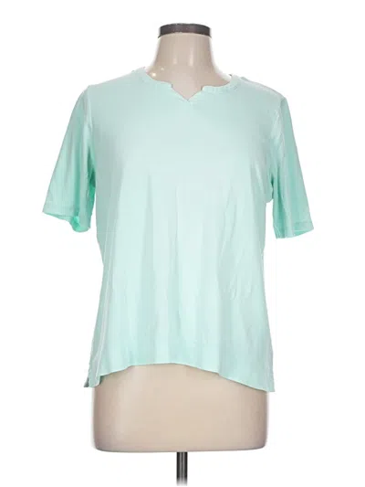 Pre-owned L.l.bean Short Sleeve T-shirt In Teal