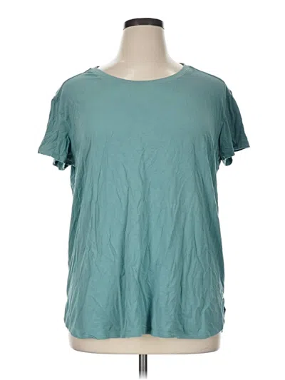 Pre-owned L.l.bean Short Sleeve T-shirt In Teal