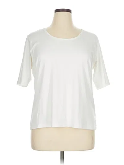 Pre-owned L.l.bean Short Sleeve T-shirt In White