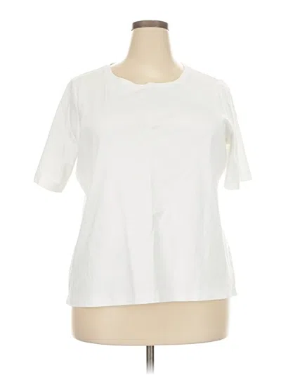 Pre-owned L.l.bean Short Sleeve T-shirt In White