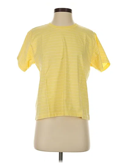 Pre-owned L.l.bean Short Sleeve T-shirt In Yellow