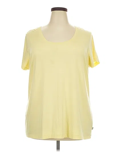 Pre-owned L.l.bean Short Sleeve T-shirt In Yellow