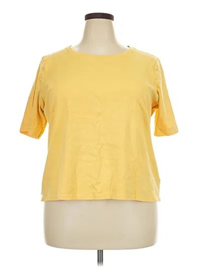 Pre-owned L.l.bean Short Sleeve T-shirt In Yellow