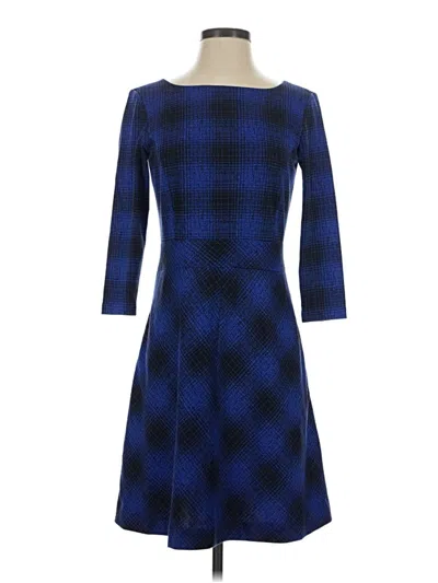 Pre-owned L.l.bean Signature Casual Dress In Blue