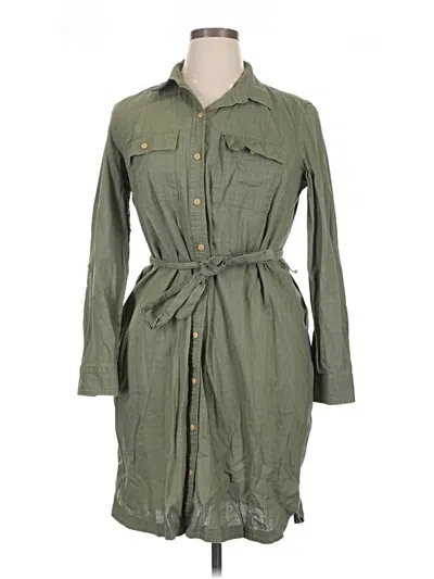 Pre-owned L.l.bean Signature Casual Dress In Green