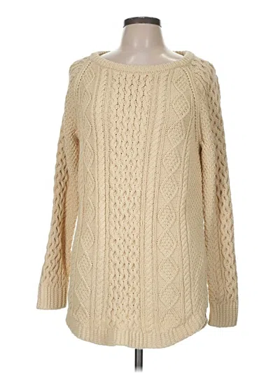 Pre-owned L.l.bean Signature Casual Dress In Ivory