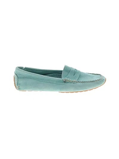 Pre-owned L.l.bean Signature Flats In Teal