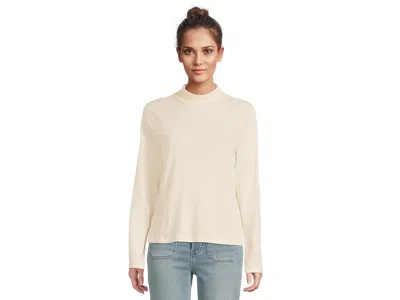 L.l.bean Signature Lightweight Cotton Turtleneck In White