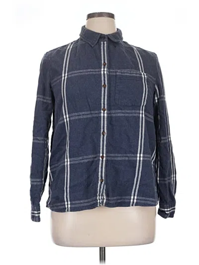 Pre-owned L.l.bean Signature Long Sleeve Button Down Shirt In Blue