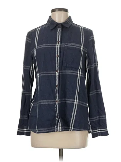 Pre-owned L.l.bean Signature Long Sleeve Button Down Shirt In Blue