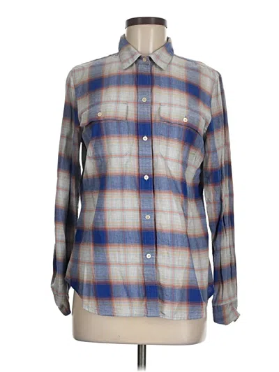 Pre-owned L.l.bean Signature Long Sleeve Button Down Shirt In Blue